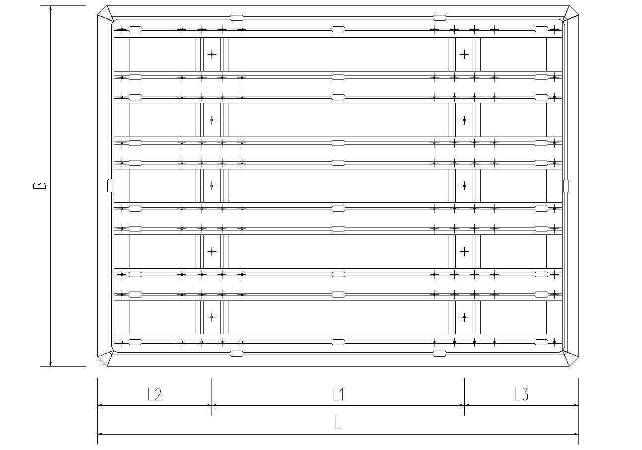135x135 Roof Trays Platform